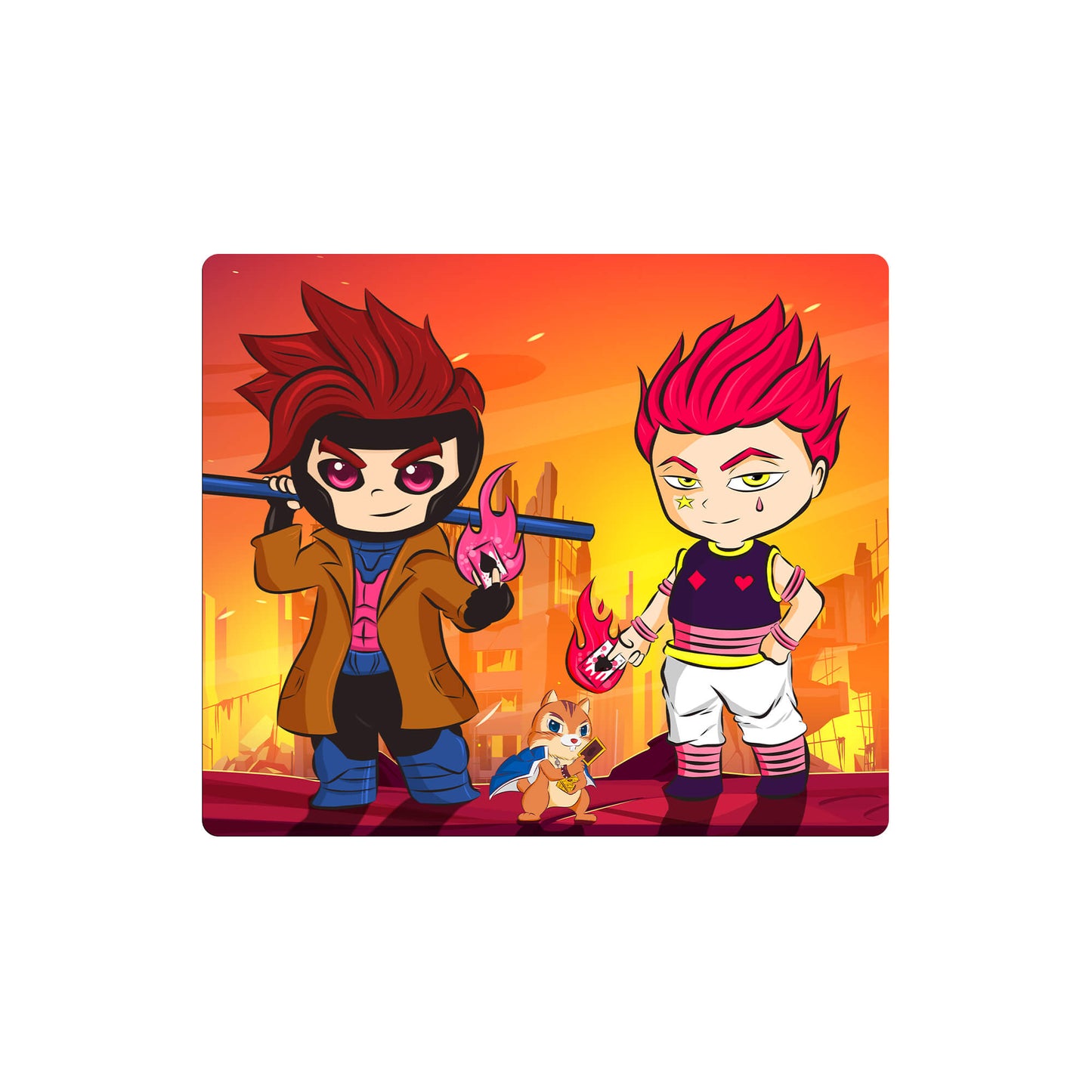 Gambit X Hisoka Mouse Pad
