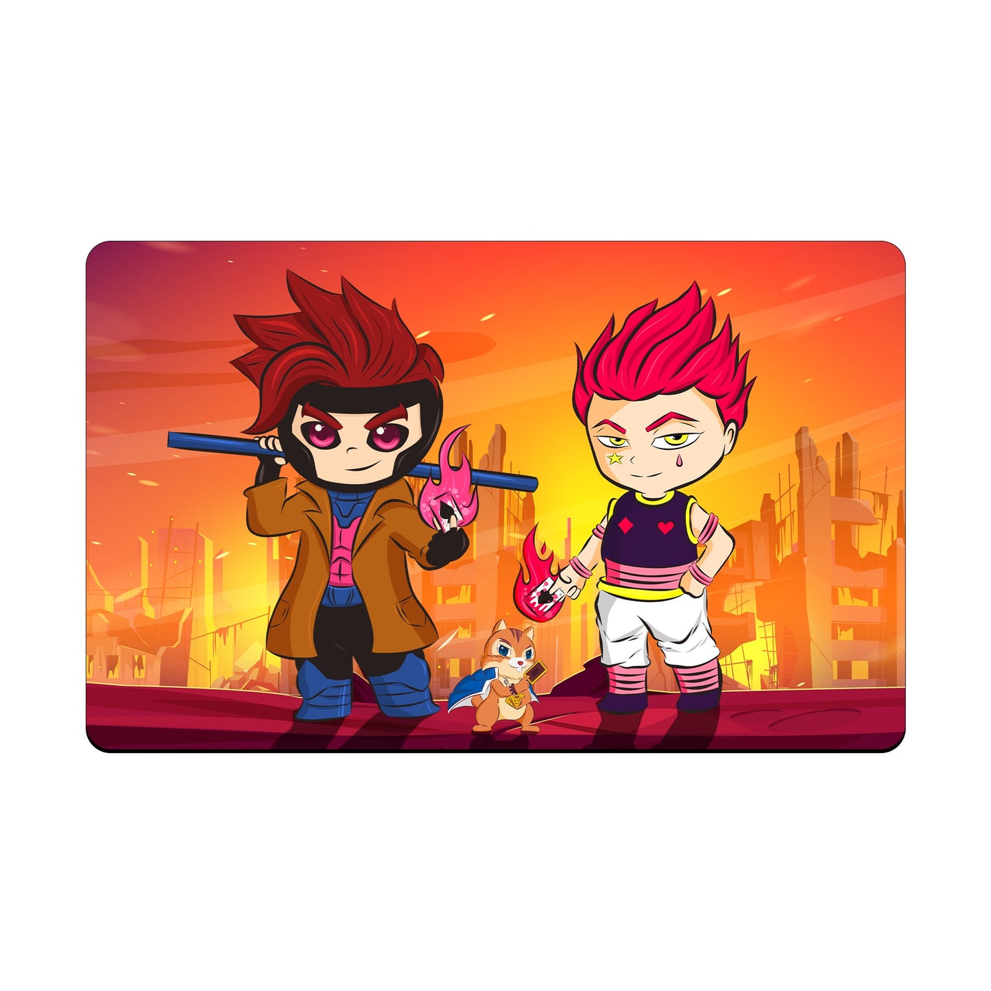 Gambit X Hisoka Playmat