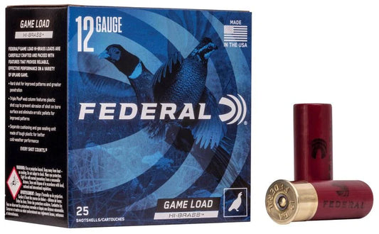 Federal Game Load Upland Hi-Brass 12 Gauge 4 Shot Size