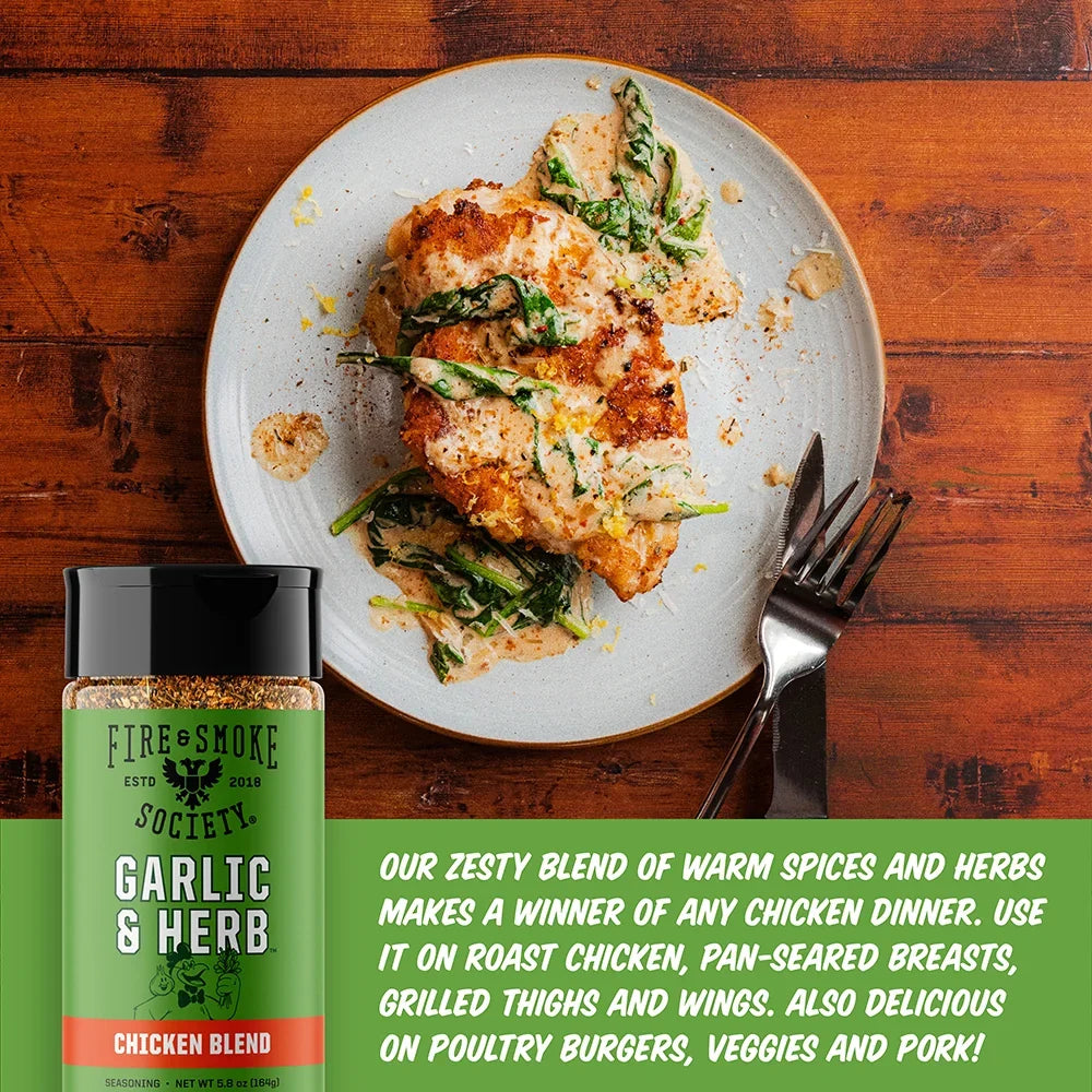 Fire & Smoke Society Garlic & Herb