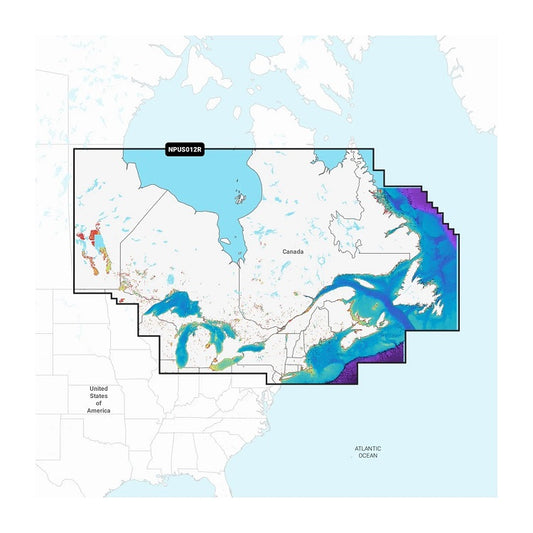 Garmin Maps - Navionics Platinum+, Canada East & Great Lakes, NPUS012R, Micro SD/SD