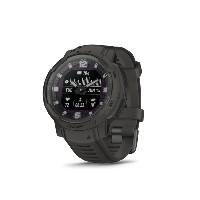 Garmin Wearables - Instinct® Crossover Solar, Graphite