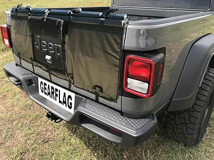 GEARFLAG Pickup Truck Tailgate Pad for 4 Mountain Bikes