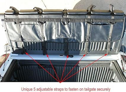 GEARFLAG Pickup Truck Tailgate Pad for 4 Mountain Bikes