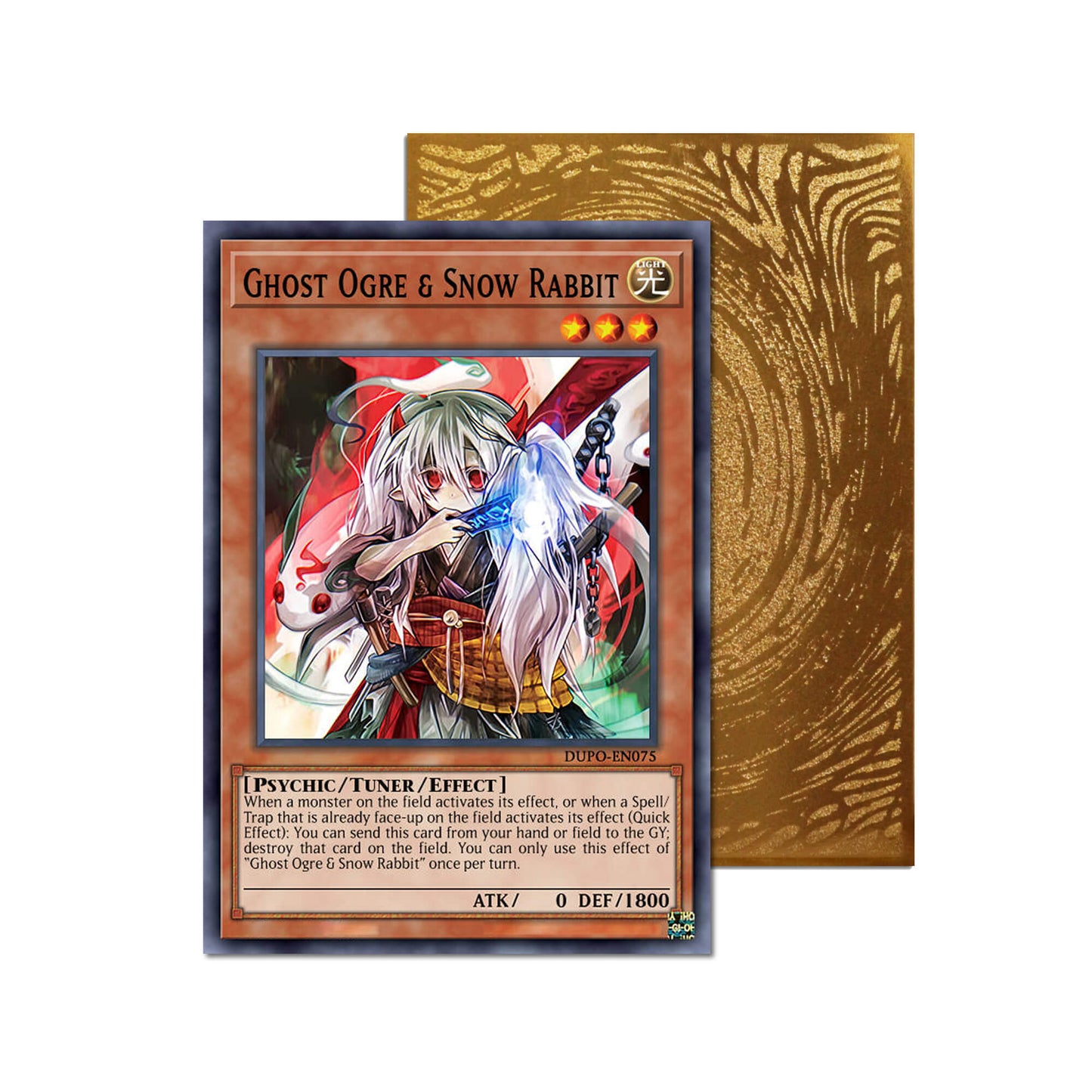 Ghost Ogre & Snow Rabbit Metal Orica Card