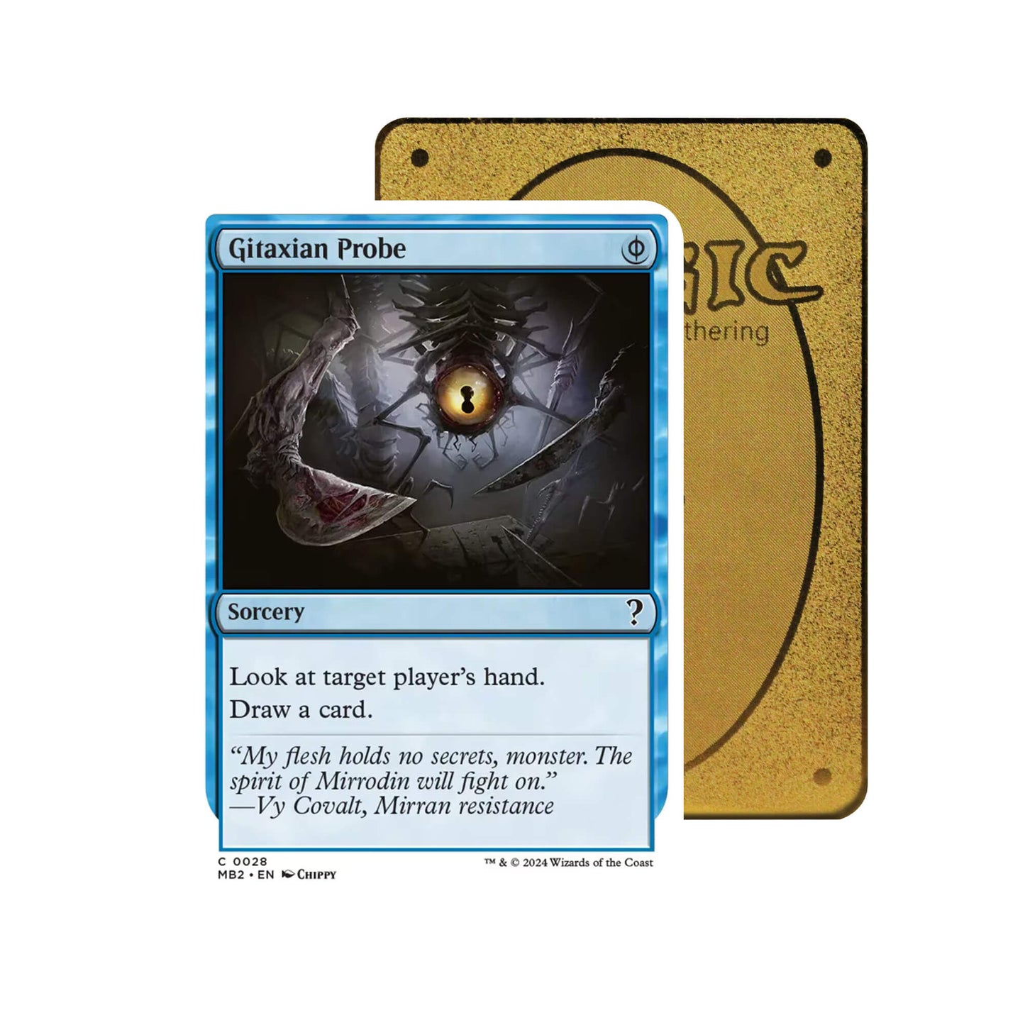 Gitaxian Probe Metal Orica Card