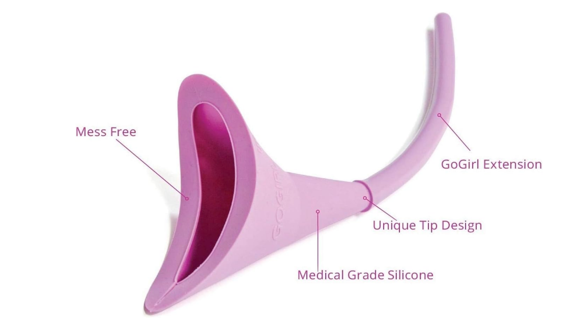 GoGirl Female Urination Device and 12" Extension Tube Combo Pack