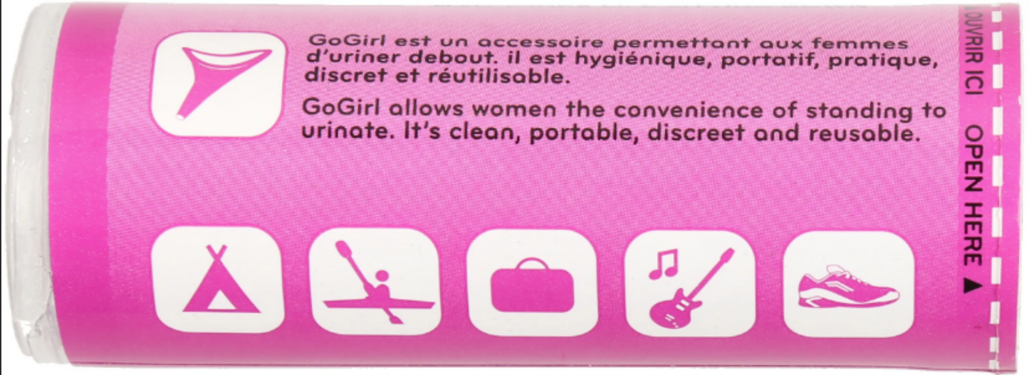 GoGirl Female Urination Device and 12" Extension Tube Combo Pack