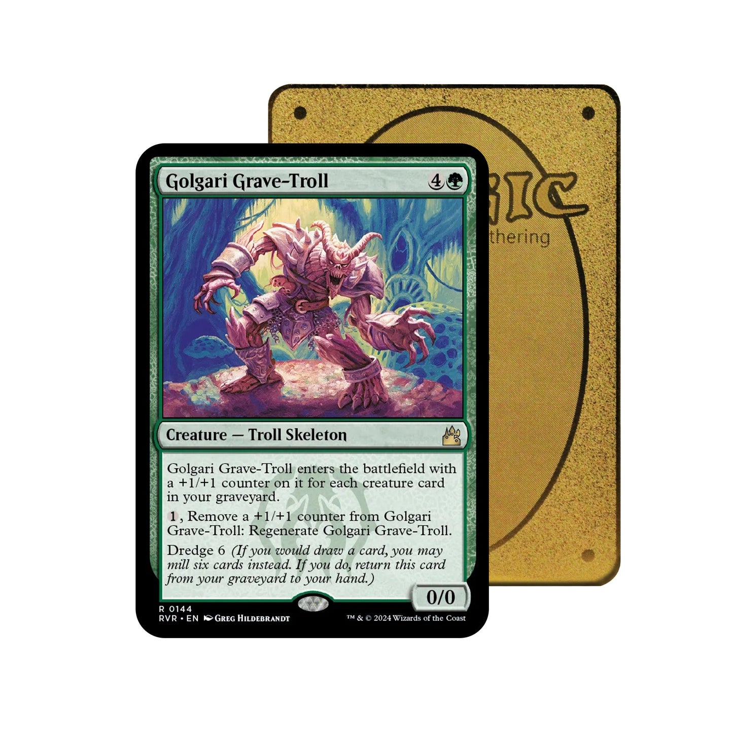 Golgari Grave‑Troll Metal Orica Card
