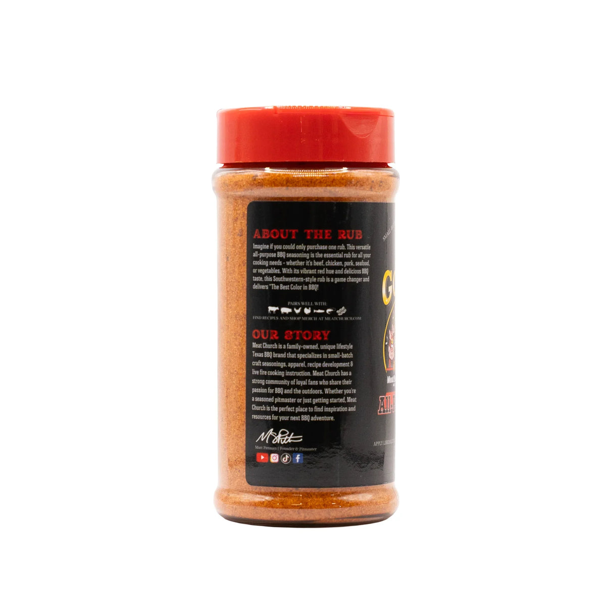 Meat Church The Gospel All Purpose BBQ Rub – 12.5 oz