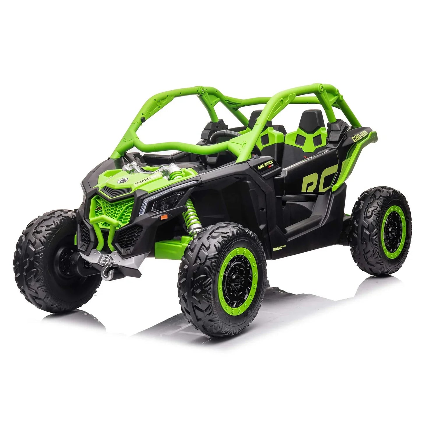 2026 2X24V CAN AM MAVERICK 4X4 2 Seater DELUXE Kids Ride On Car with Remote Control