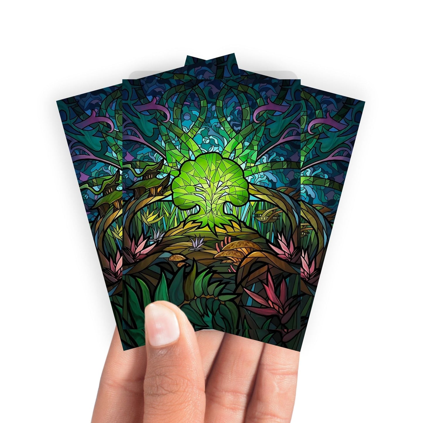 Green Mana Card Sleeves