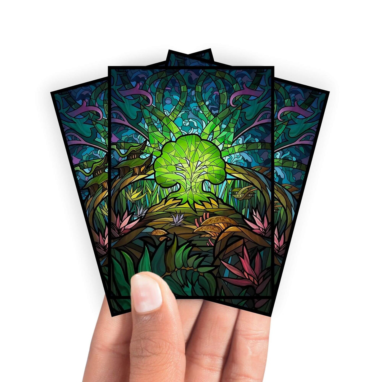 Green Mana Card Sleeves