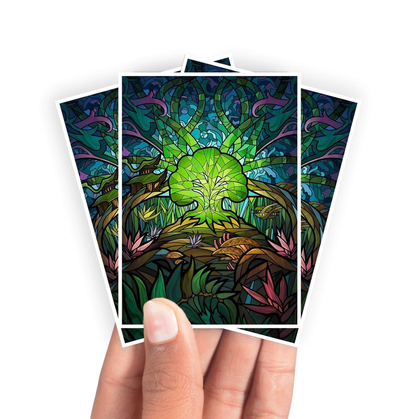 Green Mana Card Sleeves
