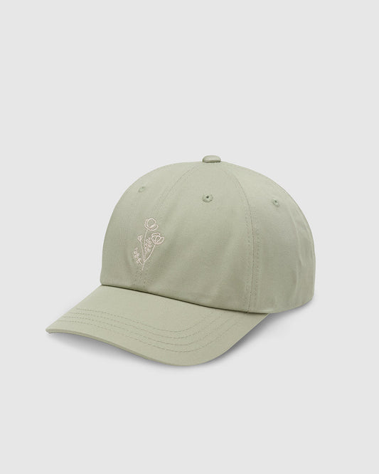 Flower Embroidery Peak Hat