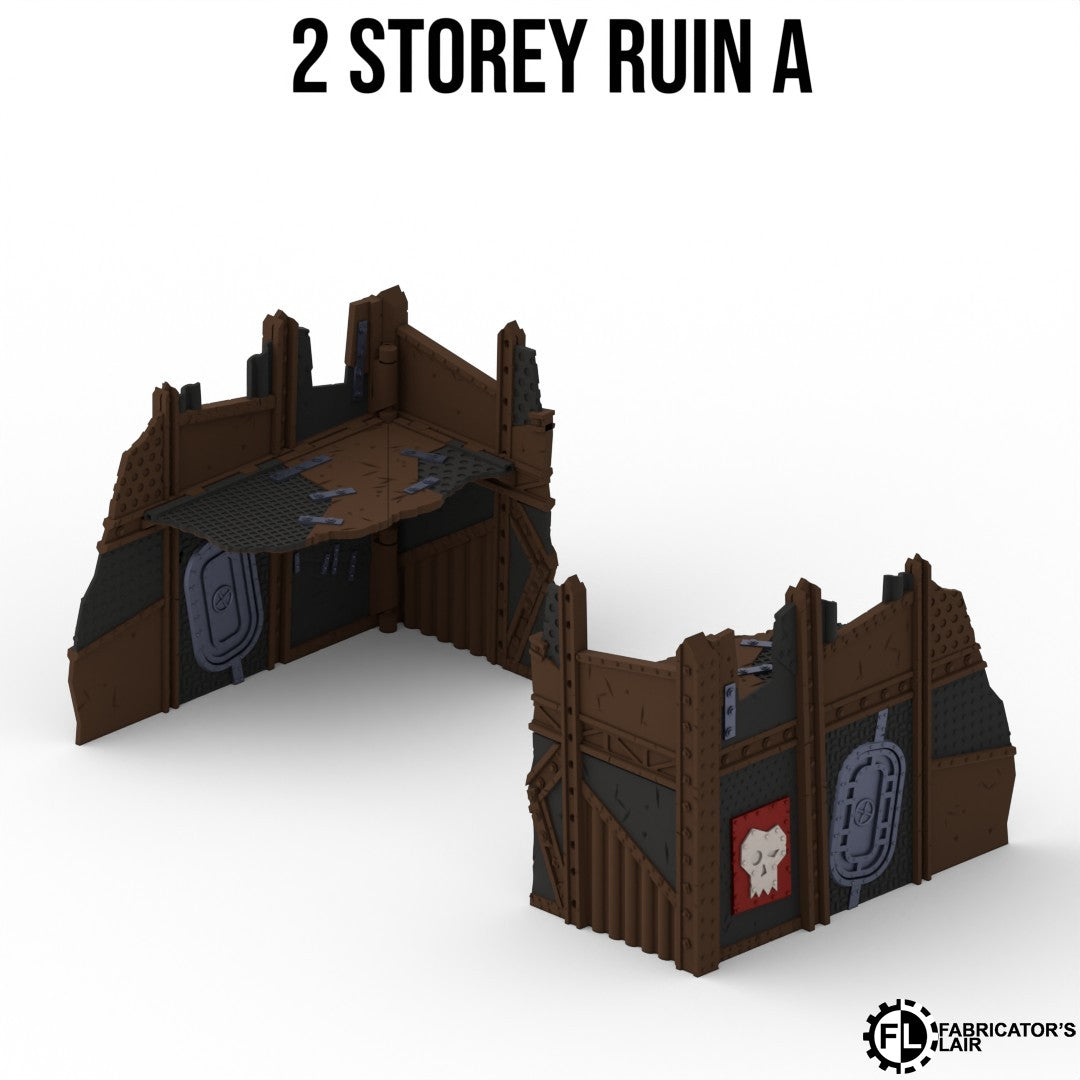 11th Edition Foldable terrain - Greenskin Set