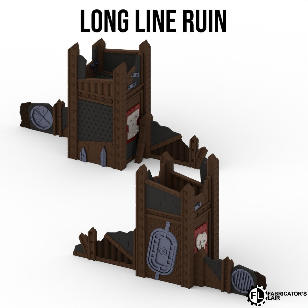 11th Edition Foldable terrain - Greenskin Set