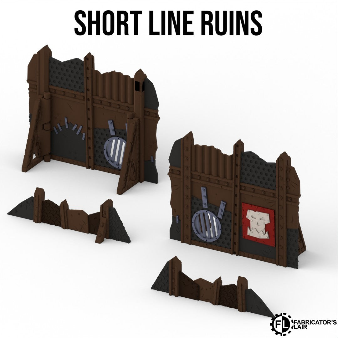 11th Edition Foldable terrain - Greenskin Set