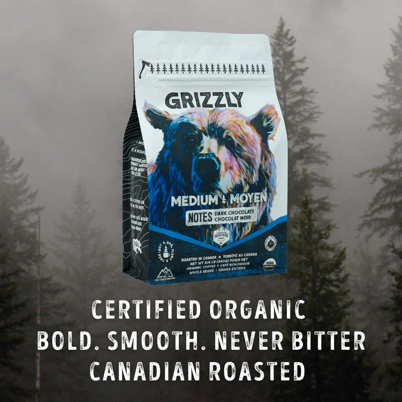 Grizzly Organic Coffee - Canadian Heritage Roasting Co.