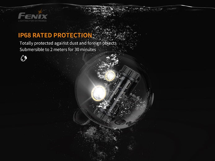 Fenix HM65R Rechargeable Dual Beam Headlamp