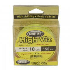 🍁Sureline Yellow High Viz Monofilament Line