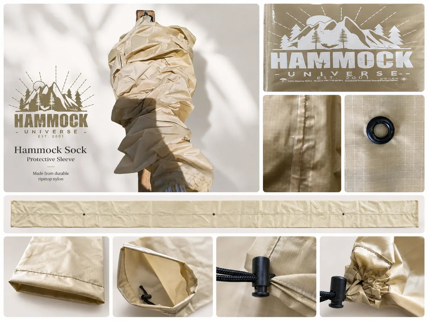 Protective Hammock Sock - 70D Ripstop Nylon
