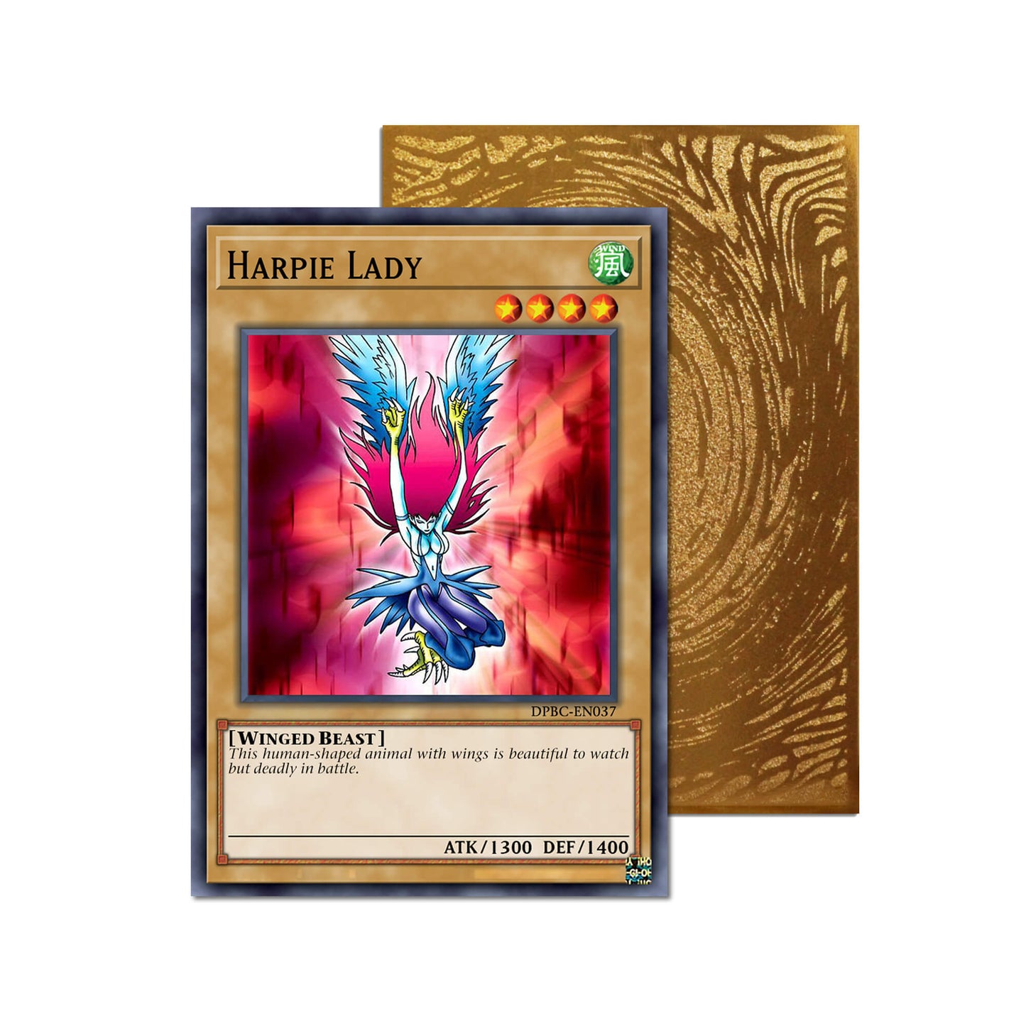 Harpie Lady Metal Orica Card
