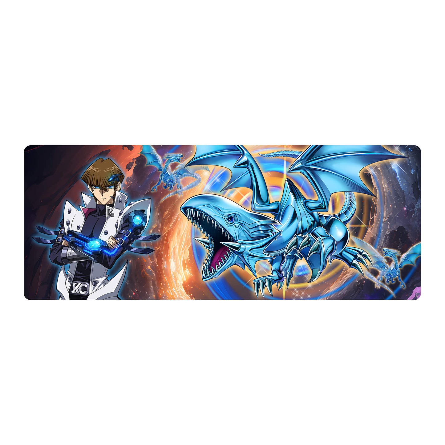 Heart of the Blue Eyes Mouse Pad