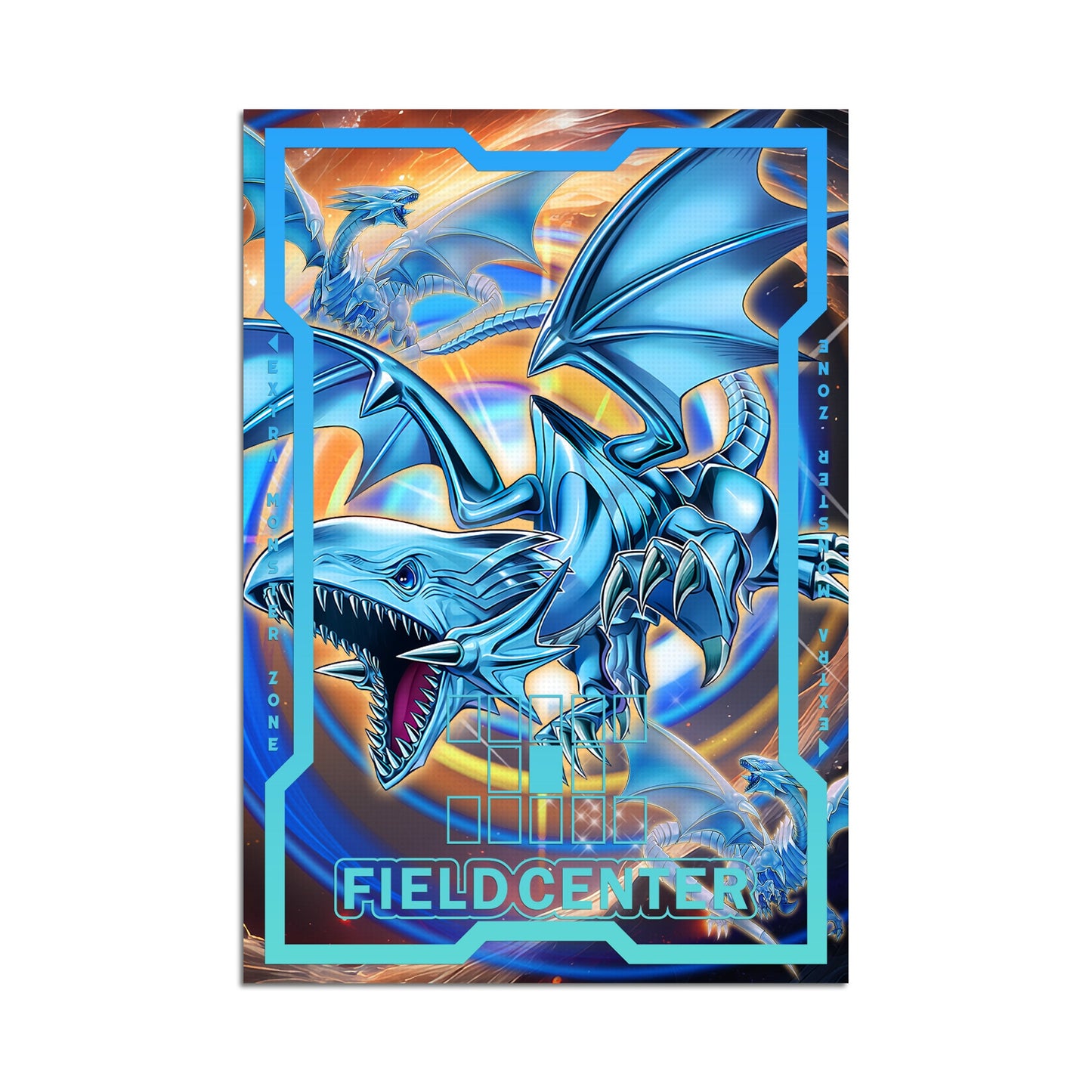 Heart of the Blue Eyes Metal Field Center