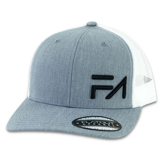 FA Trucker Heather / White