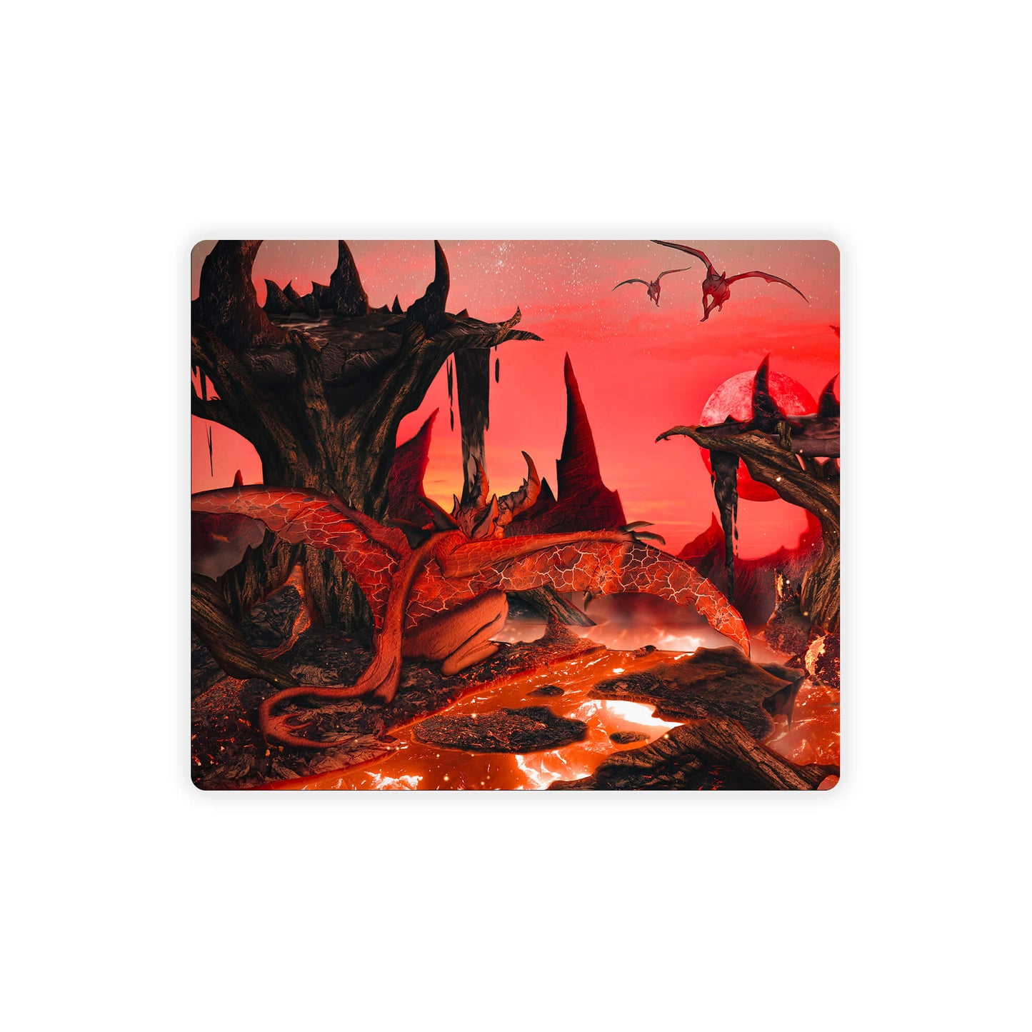 Hell Demon & Devil Creature Mouse Pad
