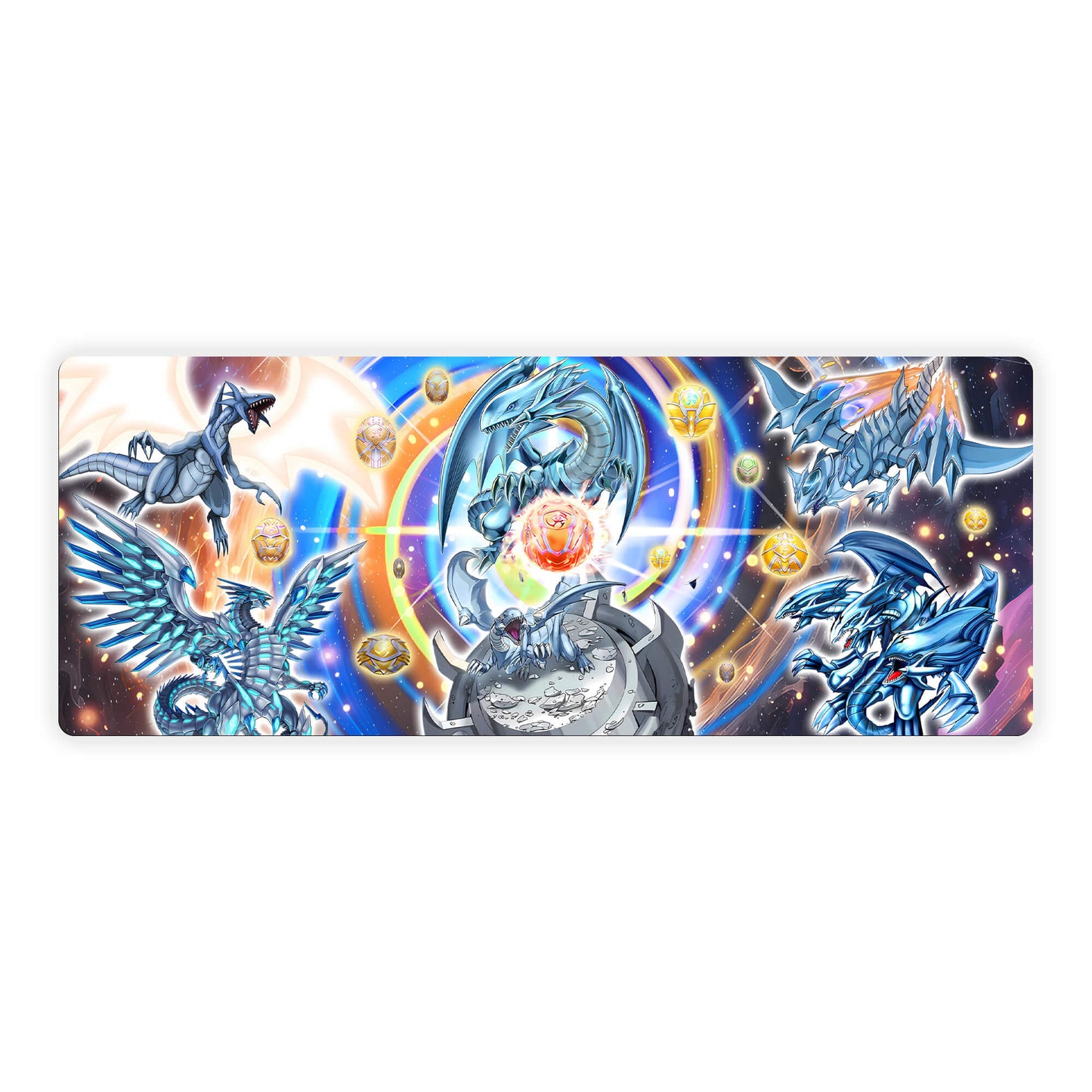 Heratic Seals Blue Eyes White Dragon Mouse Pad
