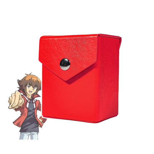 Hero Red Deck Box + Belt Loop - Hard Shell Faux Leather