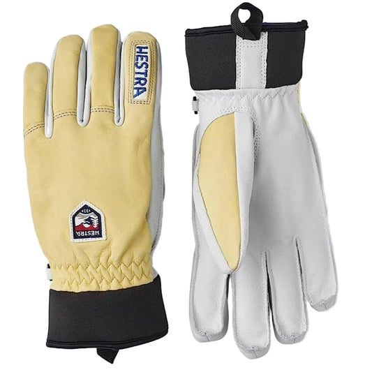 Hestra Unisex Army Leather Wool Gloves Sizes 8 & 9
