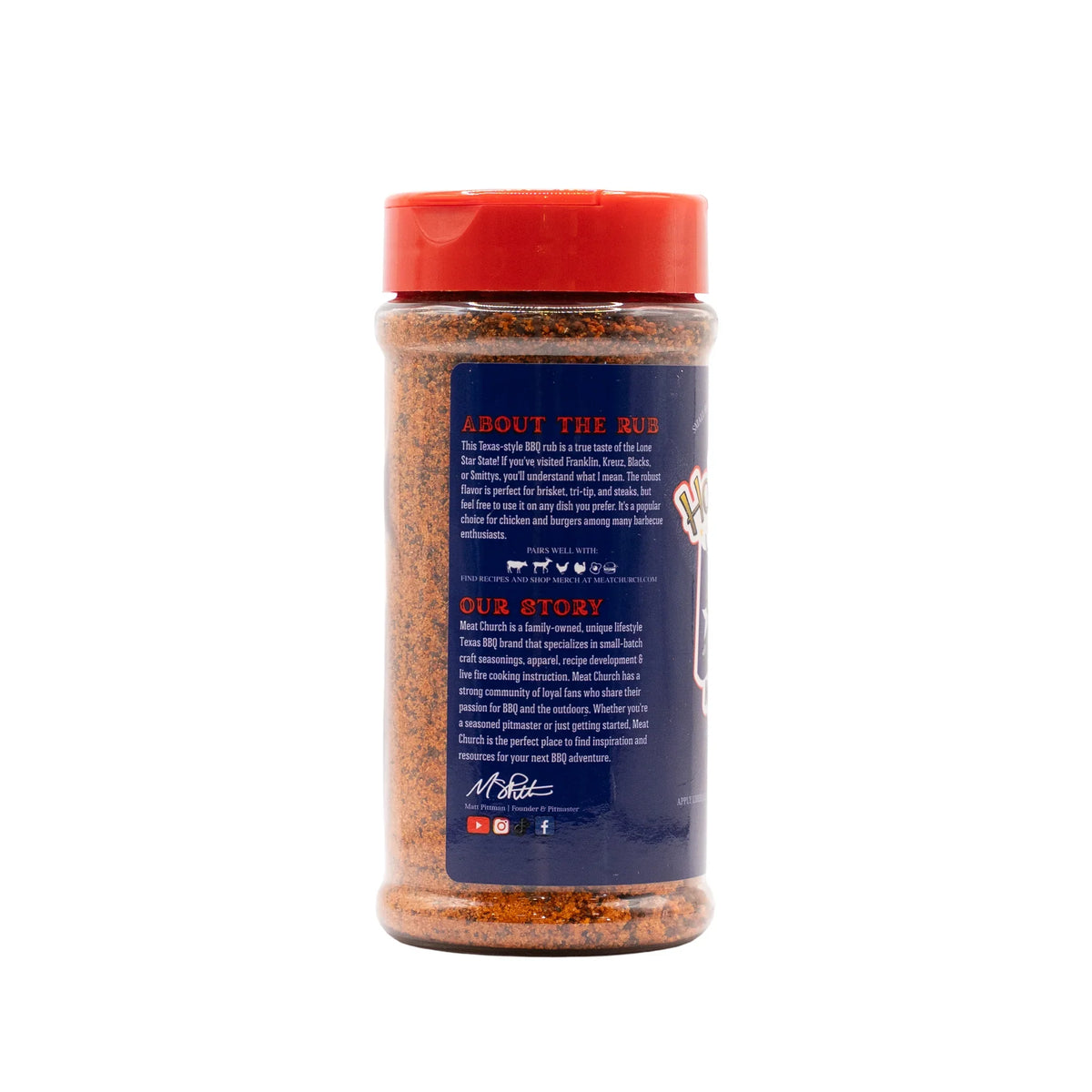 Meat Church Holy Cow BBQ Rub – 12 oz