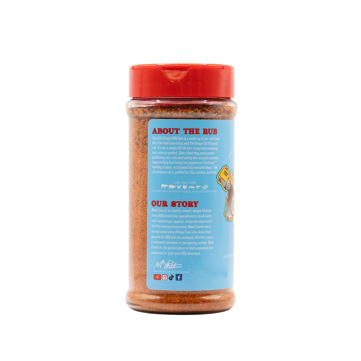 Meat Church The Holy Gospel BBQ Rub – 12.5 oz