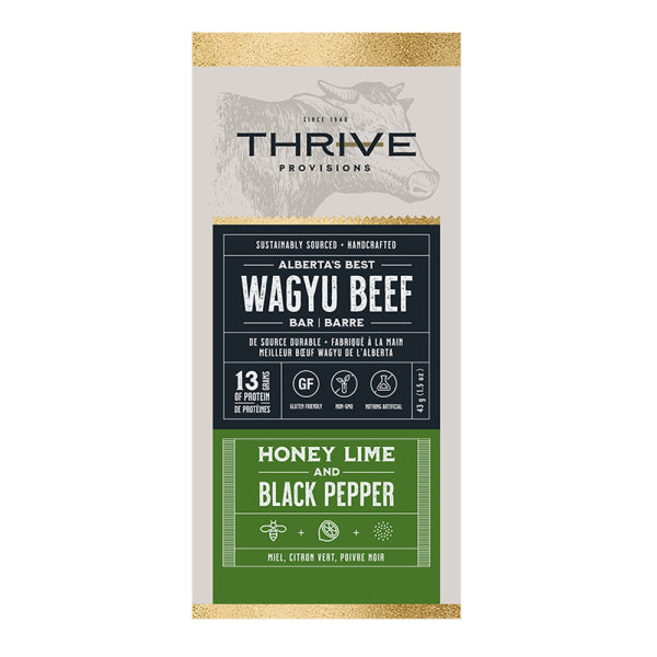 Thrive Provisions Beef Bars - Case of 12