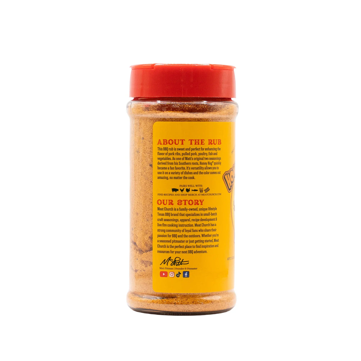Meat Church Honey Hog BBQ Rub – 12.5 oz