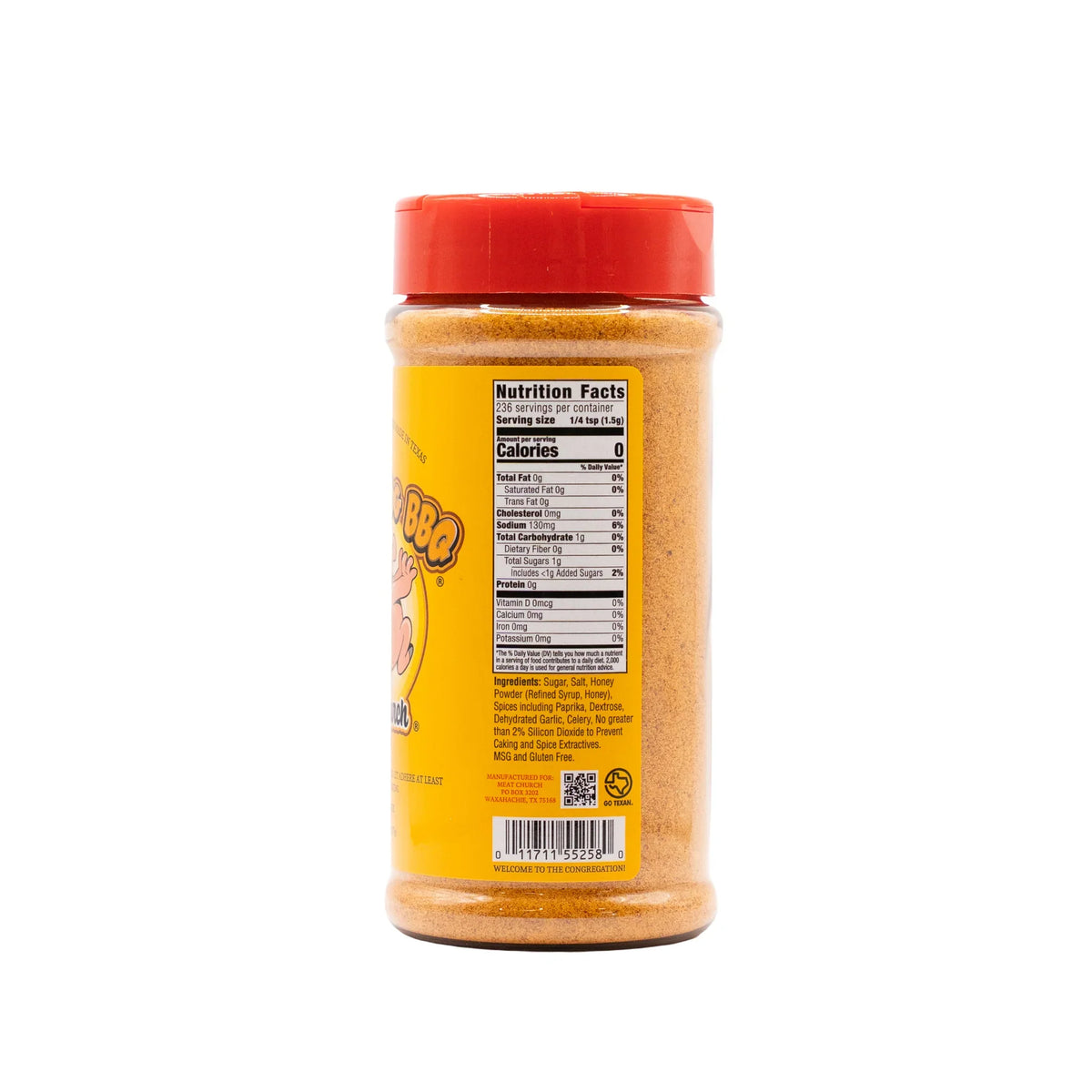 Meat Church Honey Hog BBQ Rub – 12.5 oz