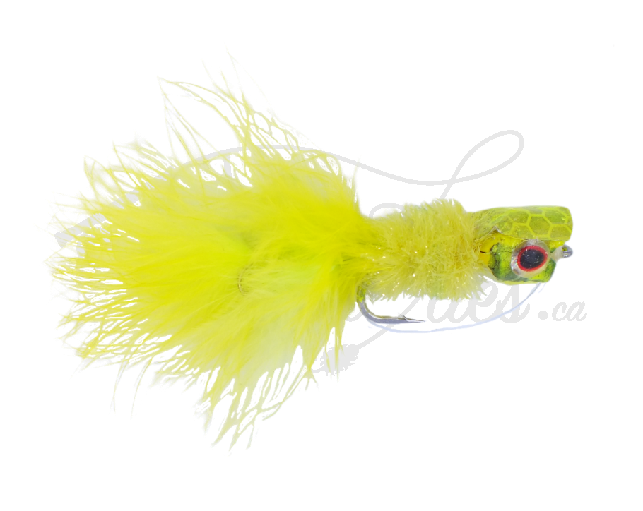 Howitzer Articulated Baitfish Popper Yellow/Chartreuse