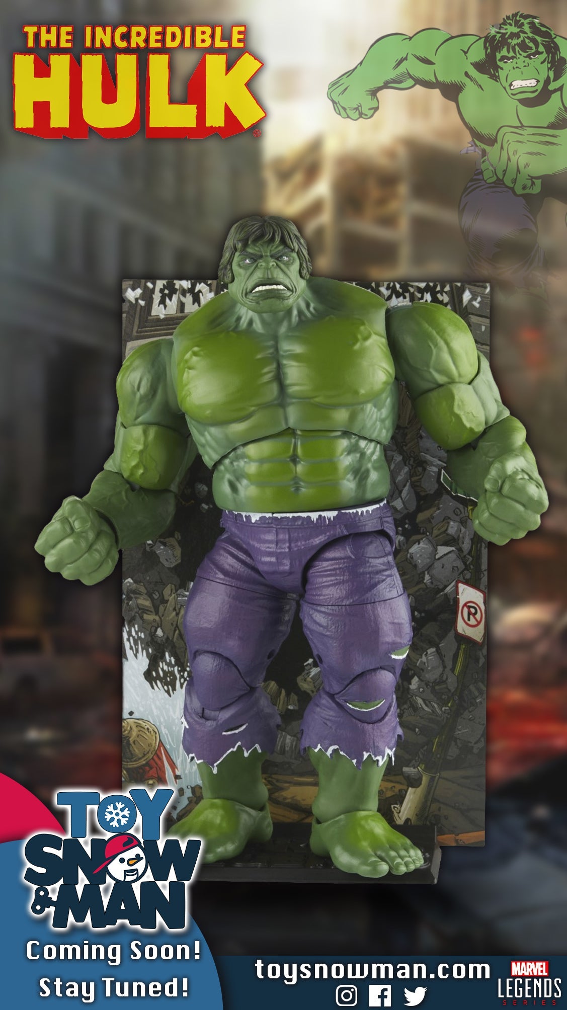 Marvel Legends Hulk 20th Anniversary Exclusive ( sub par packaging )