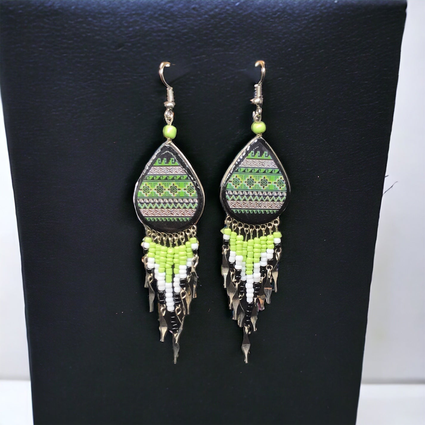 OldTribes™ Green Southwestern Earrings