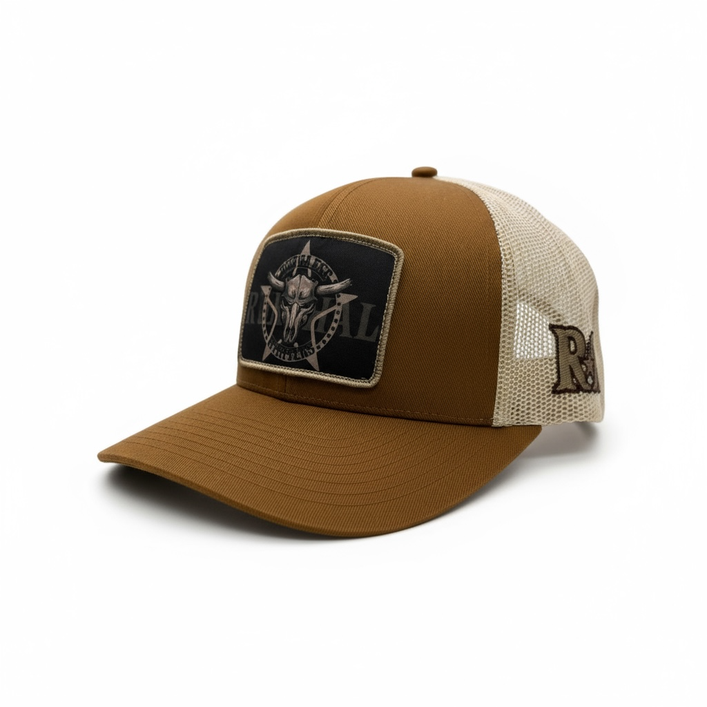Ruthless Rustlers Marshal Trucker Cap | Caramel/Stone