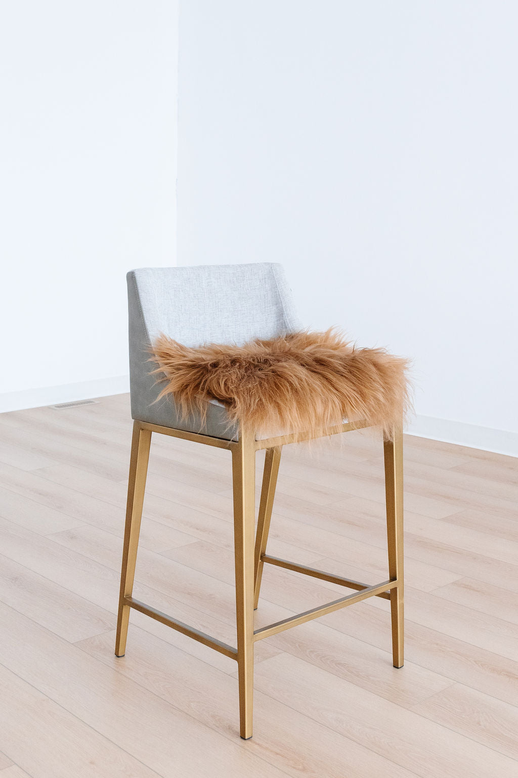 Camel Icelandic Sheepskin Chair Pad