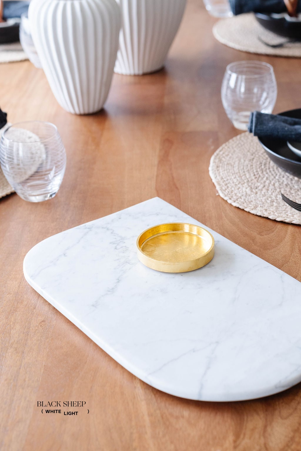 Bianco Carrara Marble Serving Tray