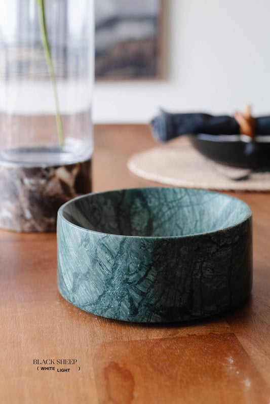 Empress Green Marble Deep Dish