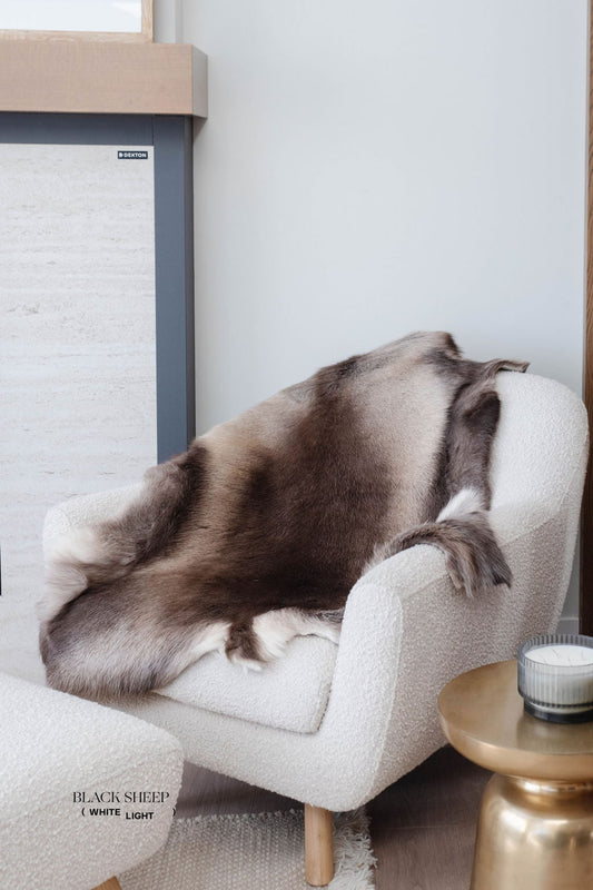 Dark Sami Reindeer Hide