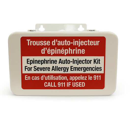 Allergy Emergency Cabinet Kit - Wall Mountable