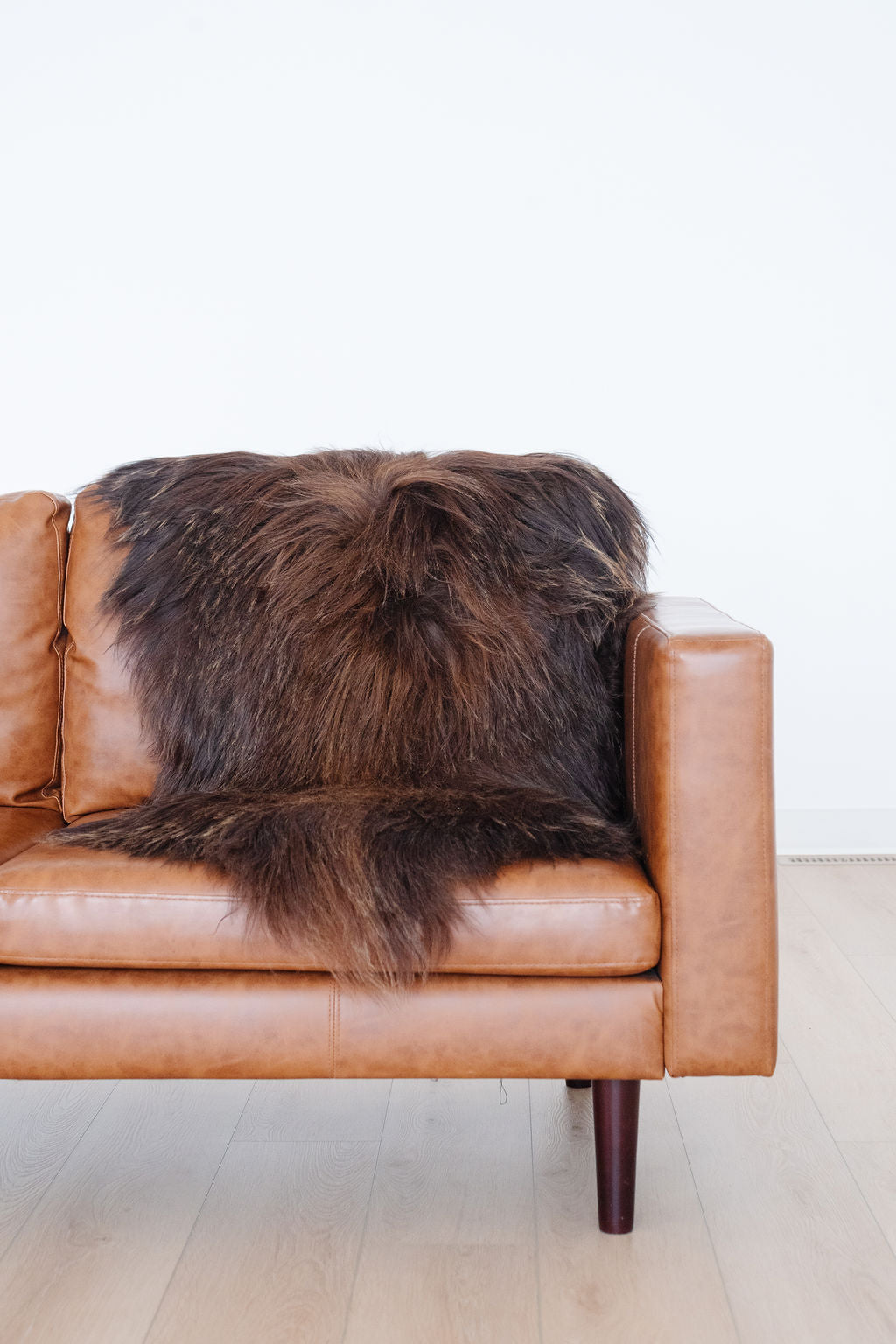 Rare Rusty Brown Icelandic Sheepskin
