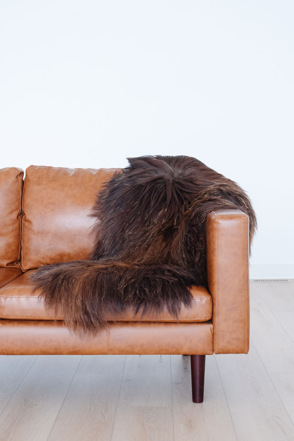 Rare Rusty Brown Icelandic Sheepskin